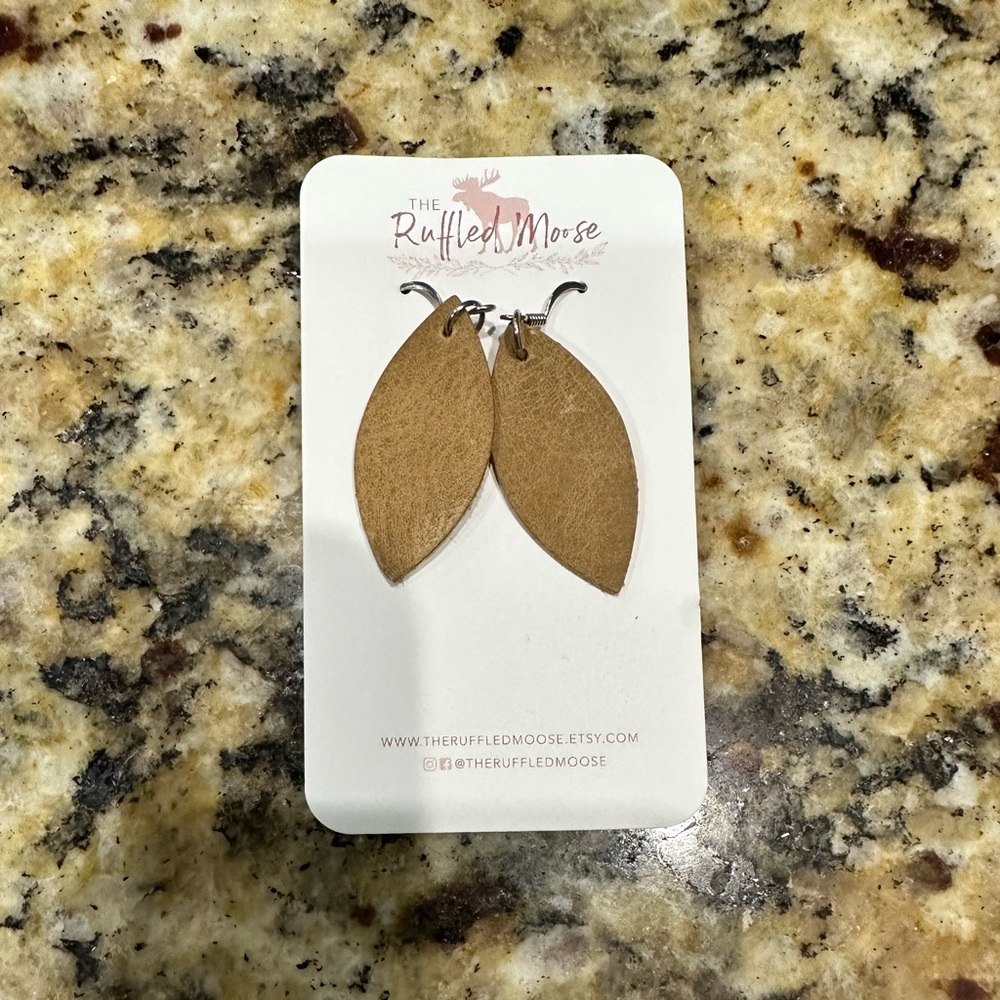 Leather Earings